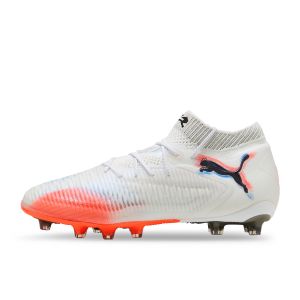 PUMA FUTURE 8 ULTIMATE AG - PUMA WHITE/PUMA BLACK/GLOWING RED