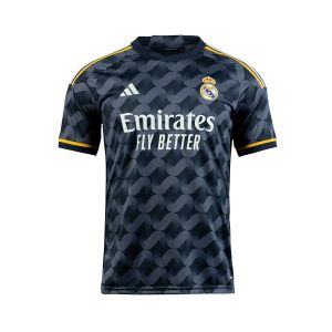 ADIDAS REAL MADRID 2023/2024 AWAY REPLICA JERSEY - LEGEND INK/PRELOVED YELLOW