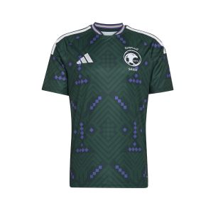 ADIDAS SAUDI ARABIA 2026 HOME REPLICA JERSEY - AURORA IVY/WHITE