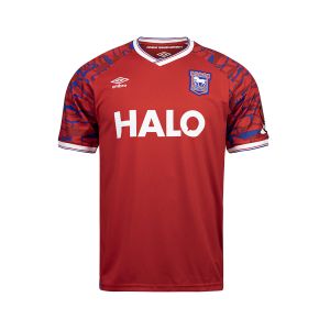 UMBRO IPSWICH TOWN 2025/2026 AWAY REPLICA JERSEY - RED
