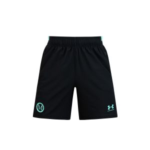 UNDER ARMOUR CHALLENGER SHORTS MANSORY - BLACK/TROPICAL TIDE